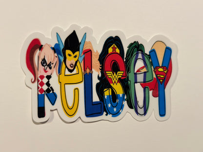 Superhero Sticker