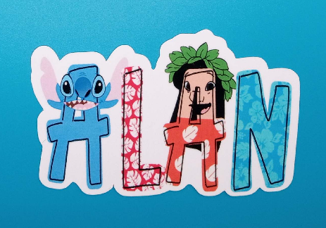 Lilo and Stitch Personalized Sticker