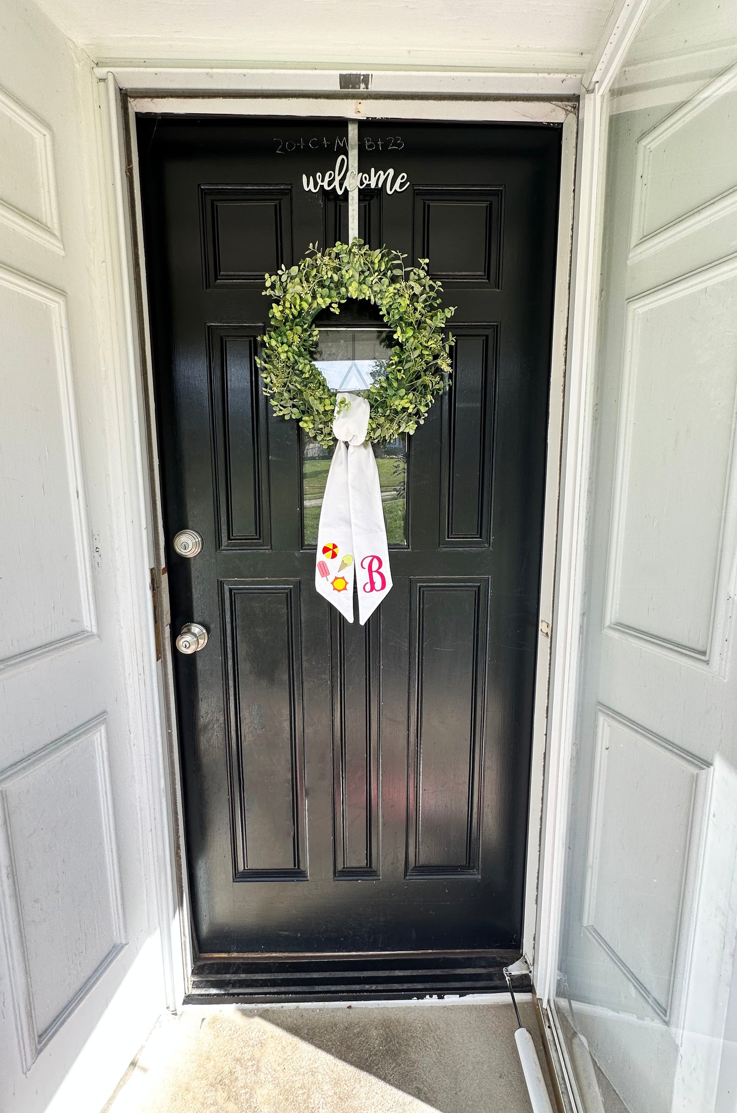 Summer Fun in the Sun Wreath Sash