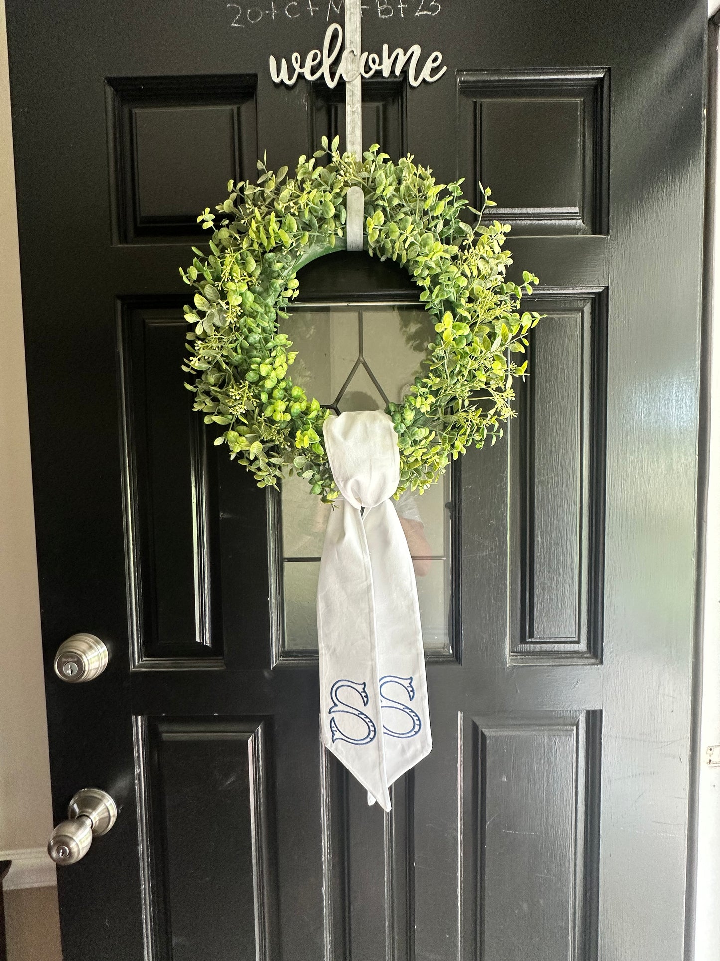 Initial Wreath Sash