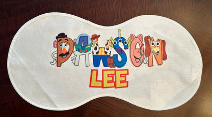 Toy Story Inspired Personalized Burp Cloth