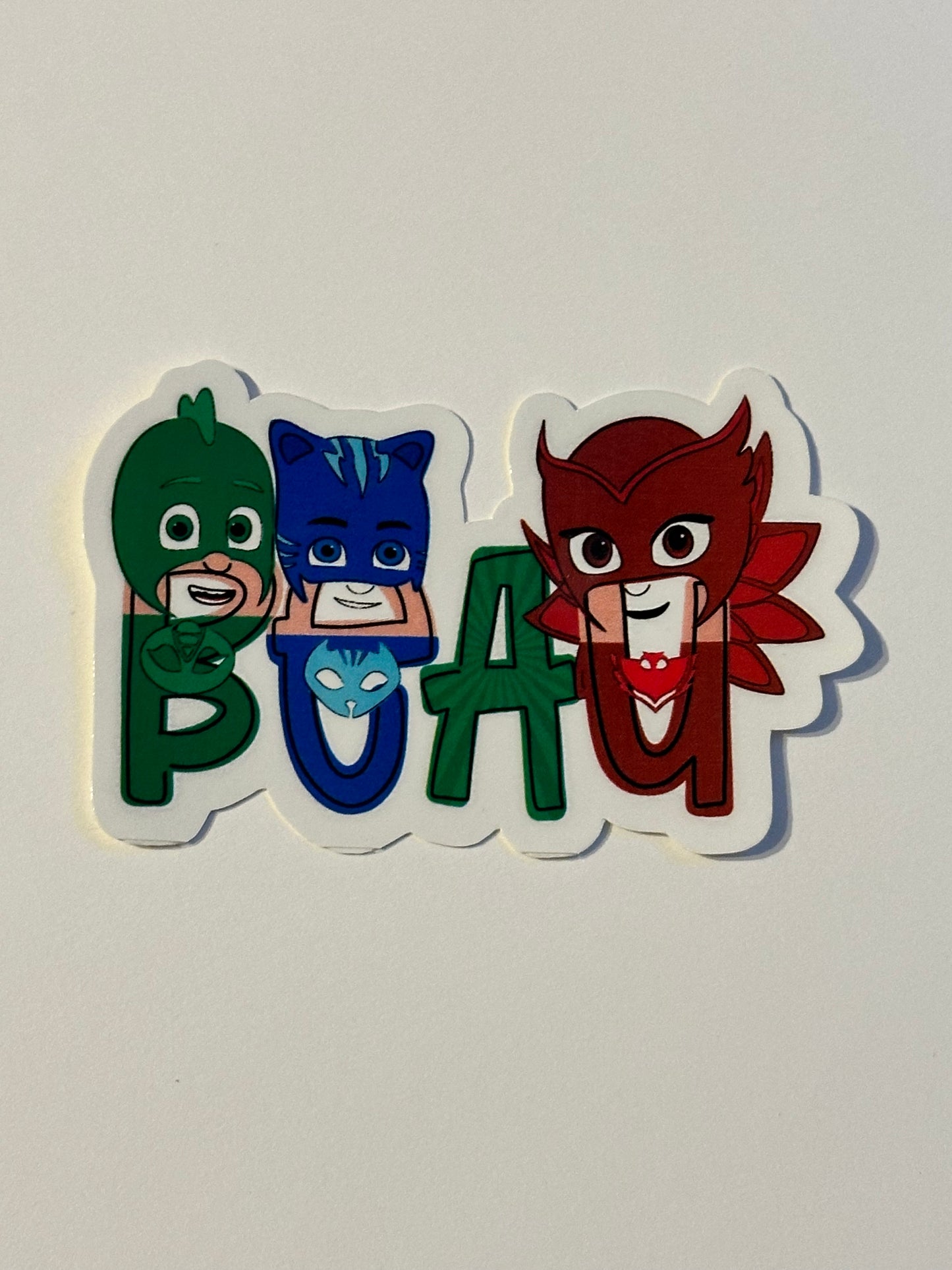 PJ Masks Personalized Sticker