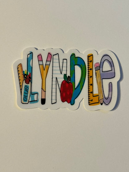 Teacher and School Themed Stickers