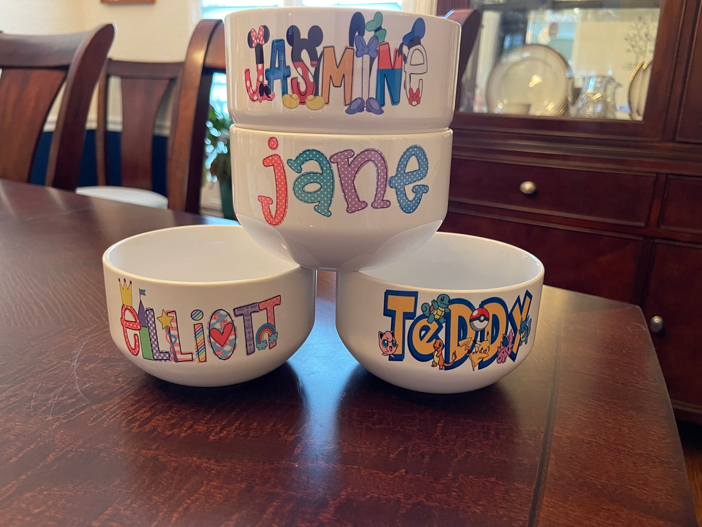 Personalized Bowl - Perfect for Ice Cream, Cereal, Popcorn and More!