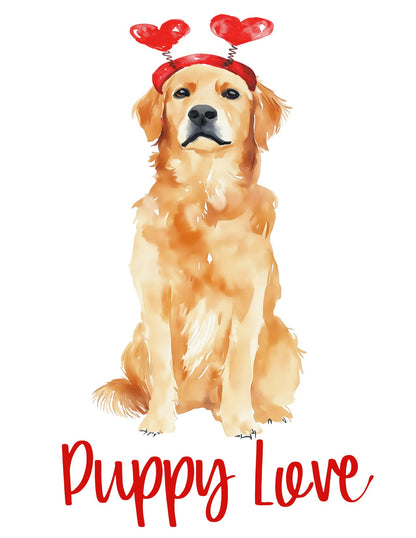 Customized Dog Breed Valentine's Day Kitchen Tea Towel