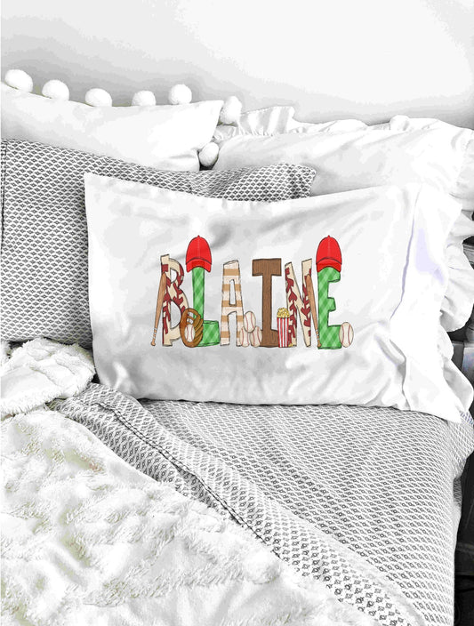 Baseball Personalized Pillowcase