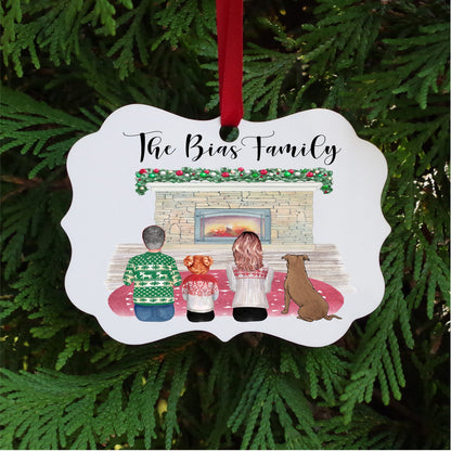 Custom Family Christmas Ornament