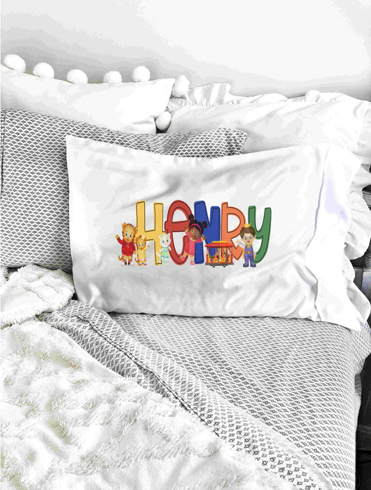Daniel Tiger Inspired Personalized Pillowcase