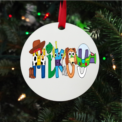 Toy Story Inspired Personalized Ornament