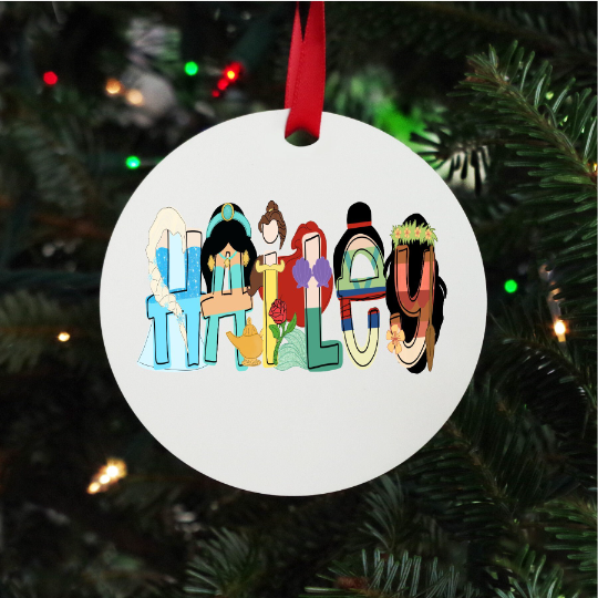 Princess Inspired Personalized Ornament