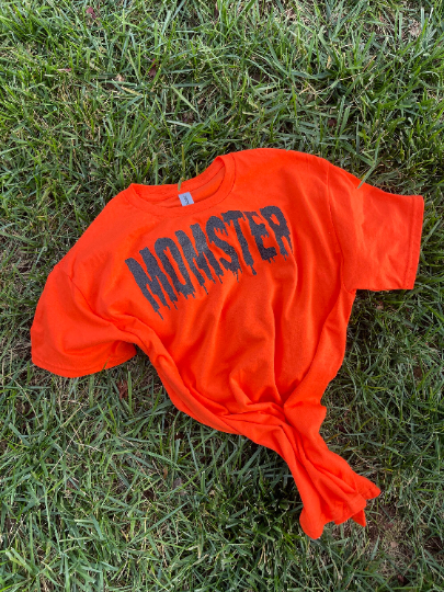 Momster Sparkly Halloween Shirt