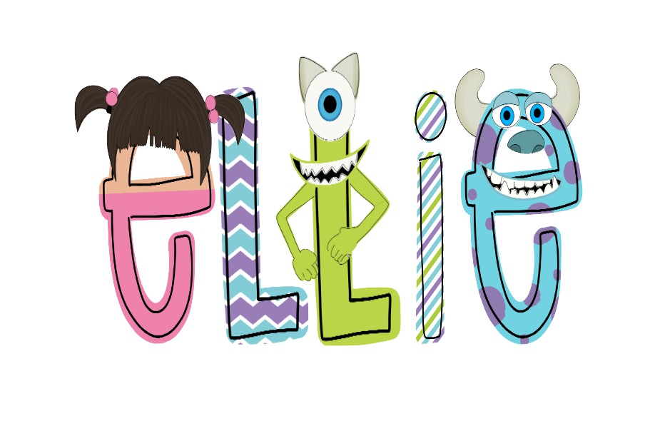 Personalized Monsters Inc Sticker