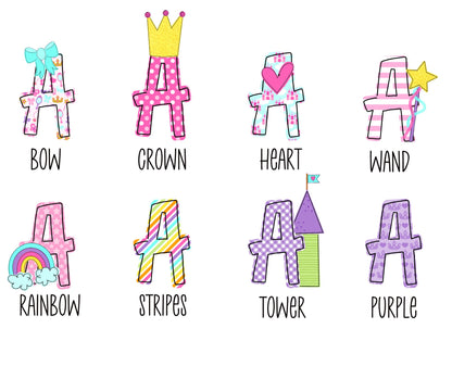 Fairytale Princess Personalized Name Sticker