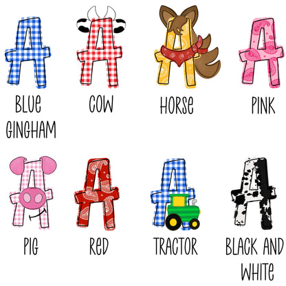 Farm Animal Name Sticker