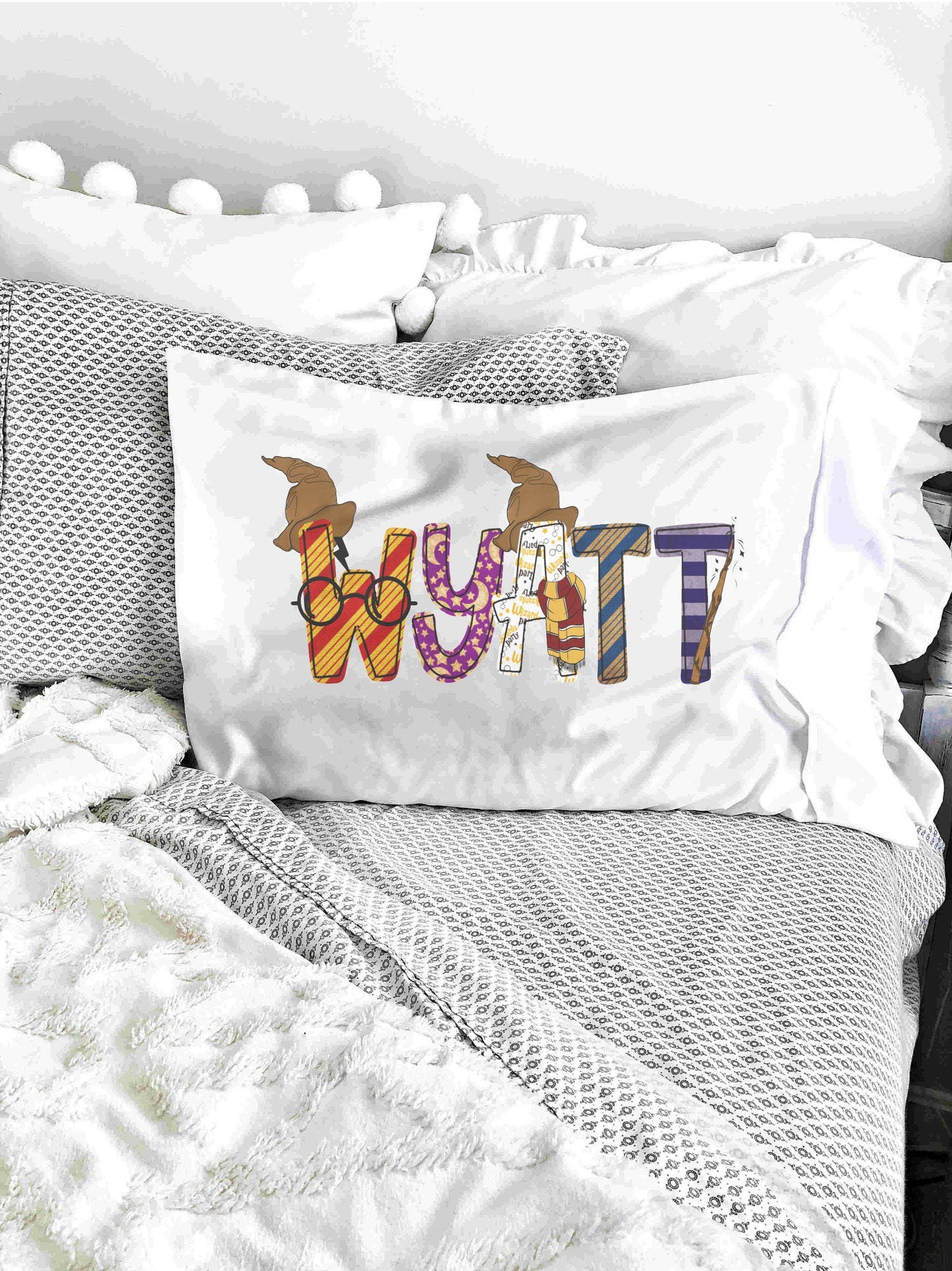 Harry Potter Inspired Personalized Pillowcase