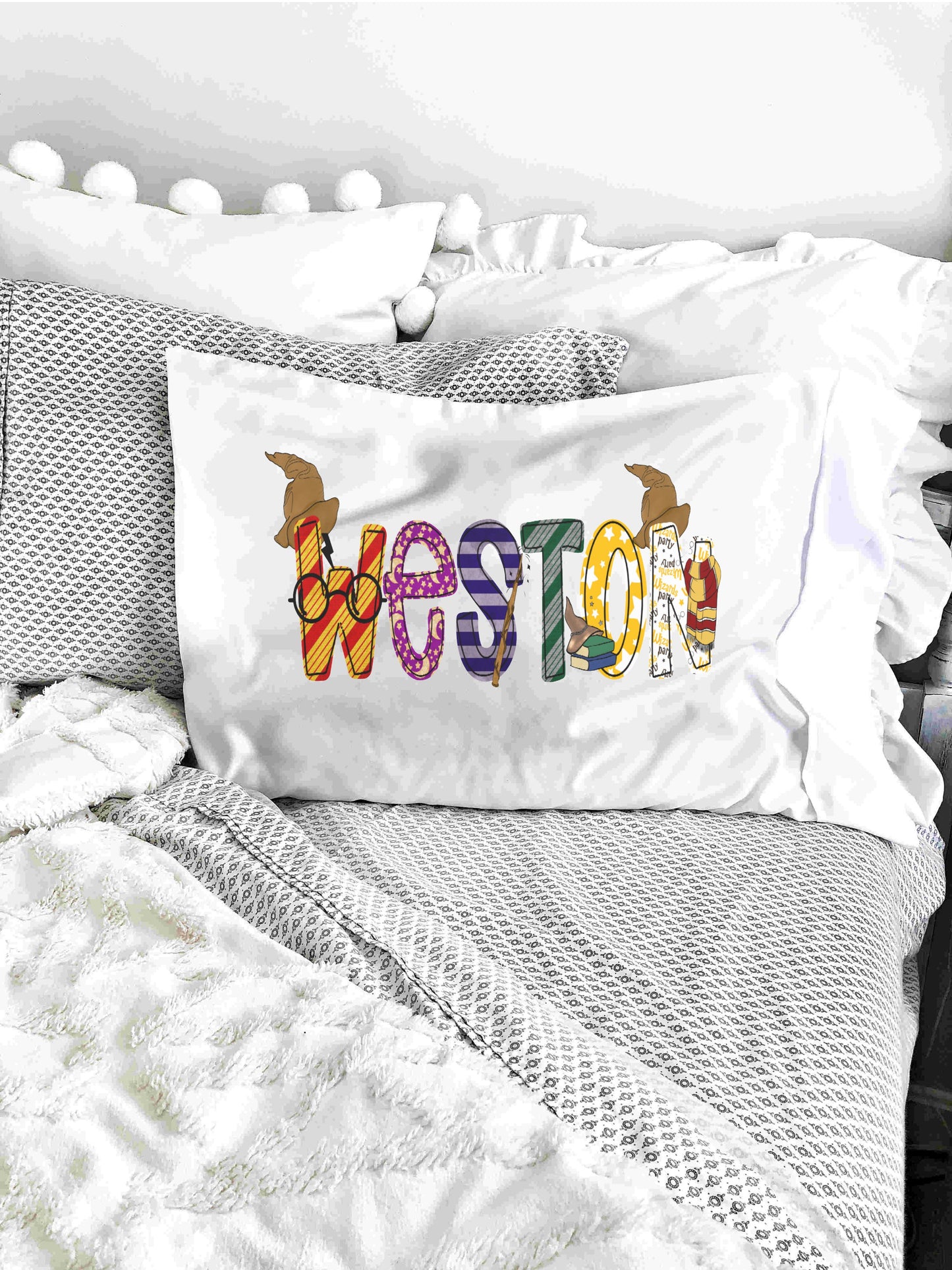 Harry Potter Inspired Personalized Pillowcase