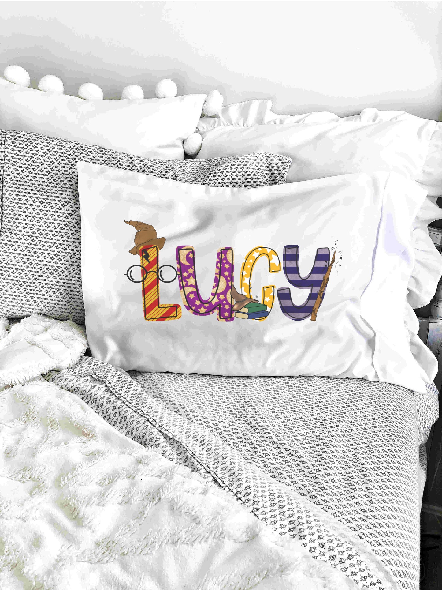 Harry Potter Inspired Personalized Pillowcase