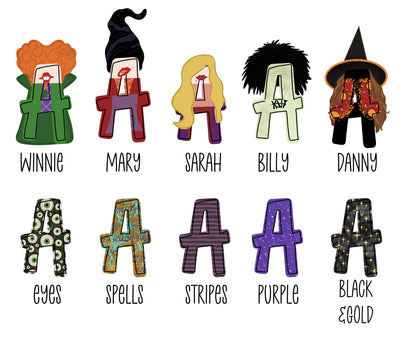 Personalized Hocus Pocus Name Sticker - Channel your inner Sanderson Sister!