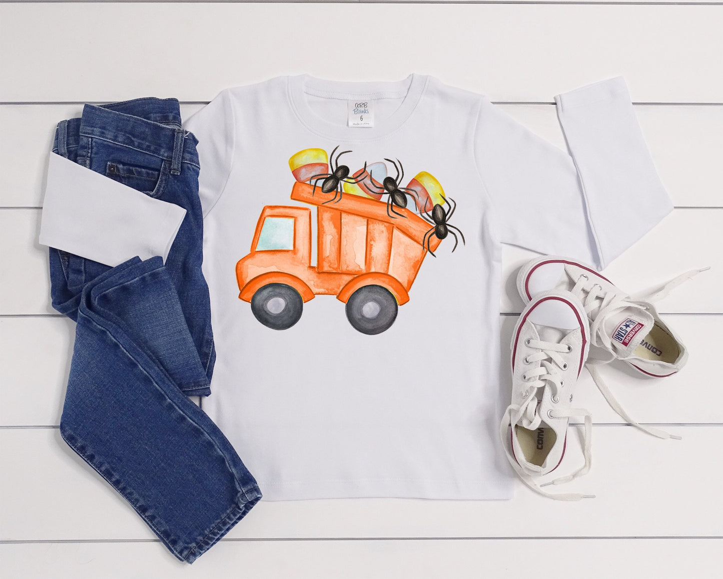 Dump Truck Halloween Shirt