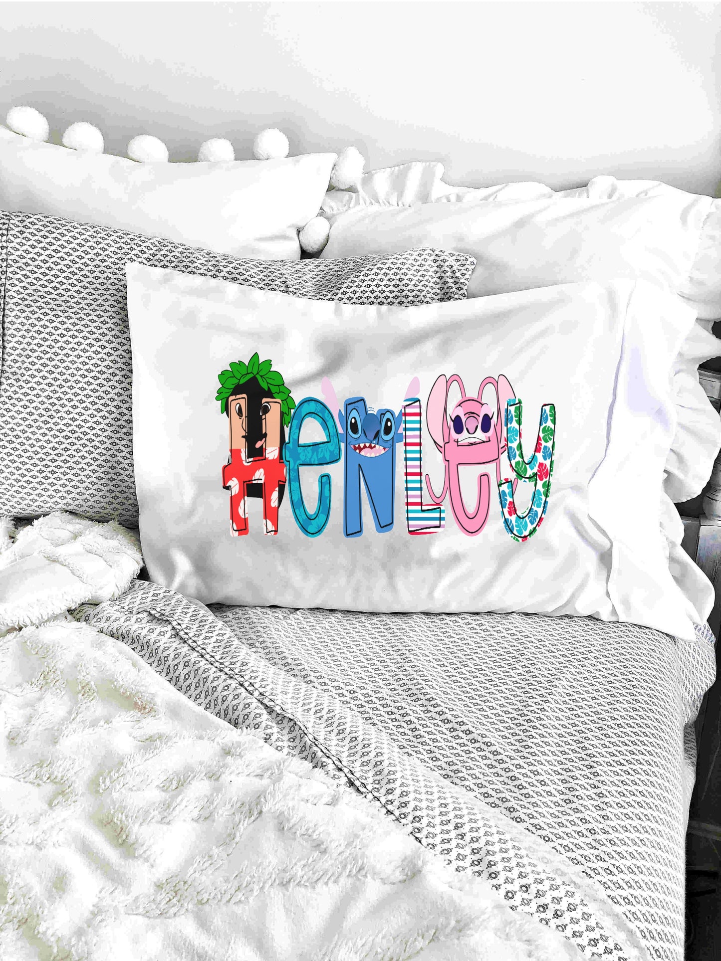 Lilo and Stitch Themed Pillowcase