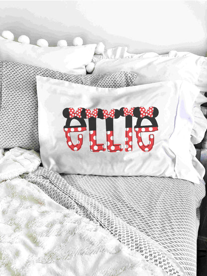 Mickey and Friends Themed Personalized Pillowcase