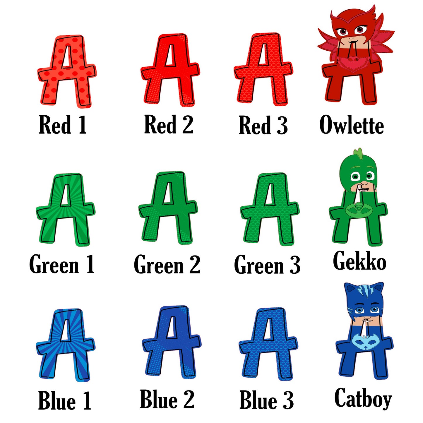 PJ Masks Personalized Sticker