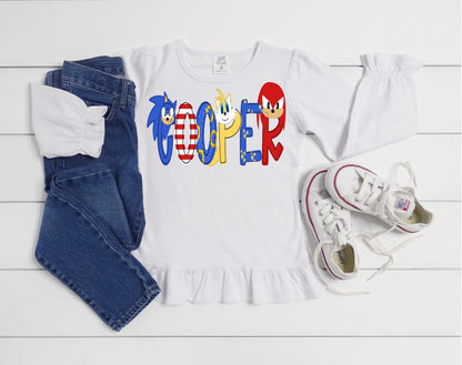 Personalized Sonic Shirt