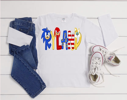 Personalized Sonic Shirt