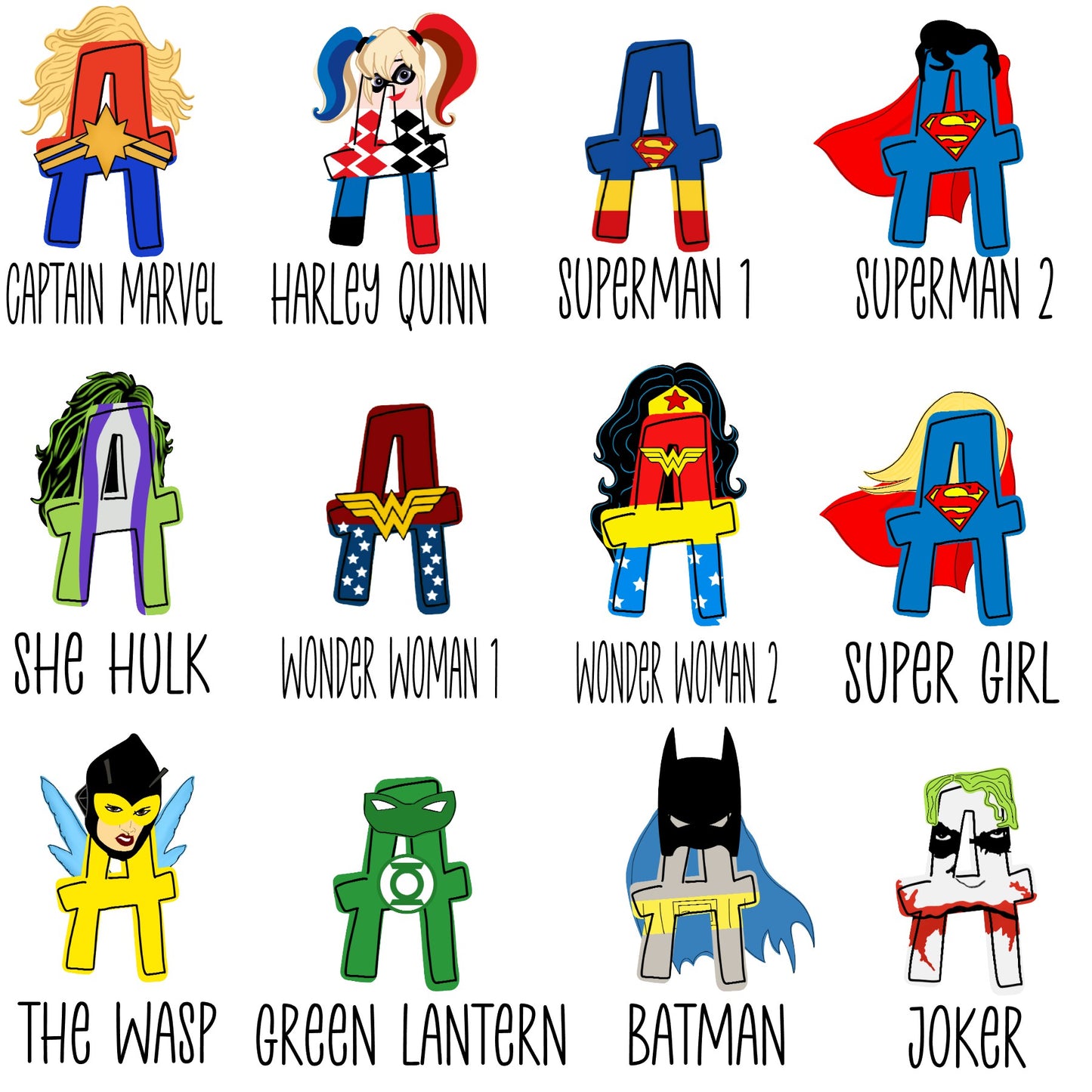 Superhero Sticker