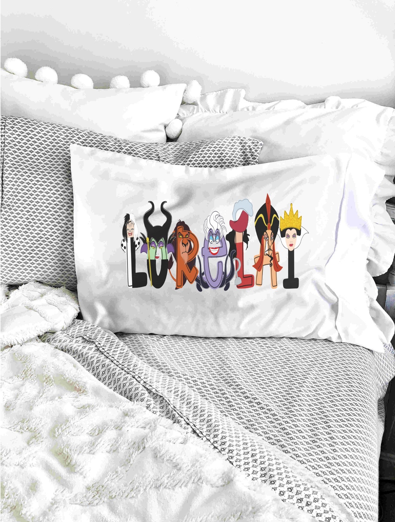 Villain Inspired Personalized Pillowcase