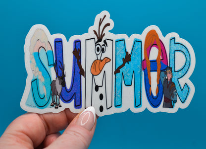 Personalized Frozen Sticker