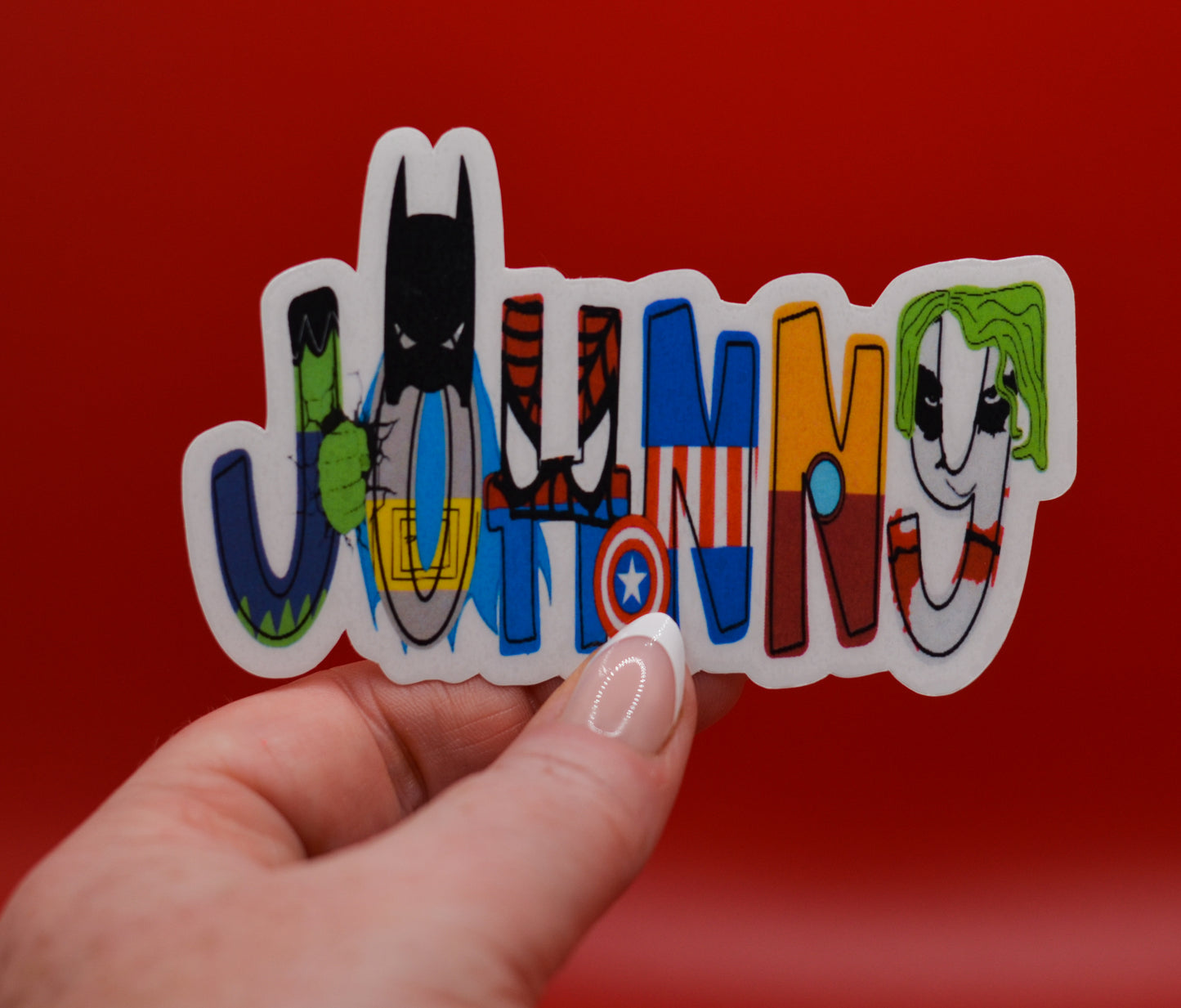 Superhero Sticker