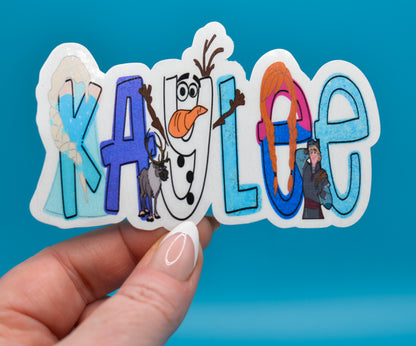 Personalized Frozen Sticker