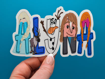 Personalized Frozen Sticker