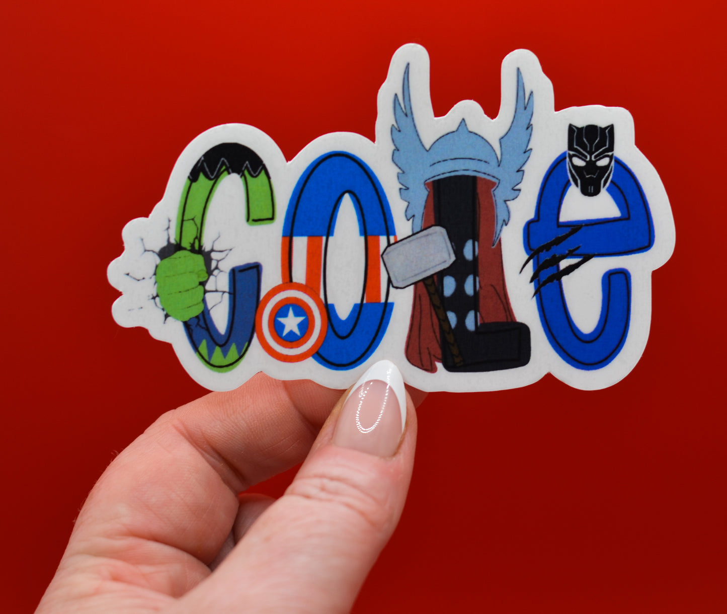 Superhero Sticker