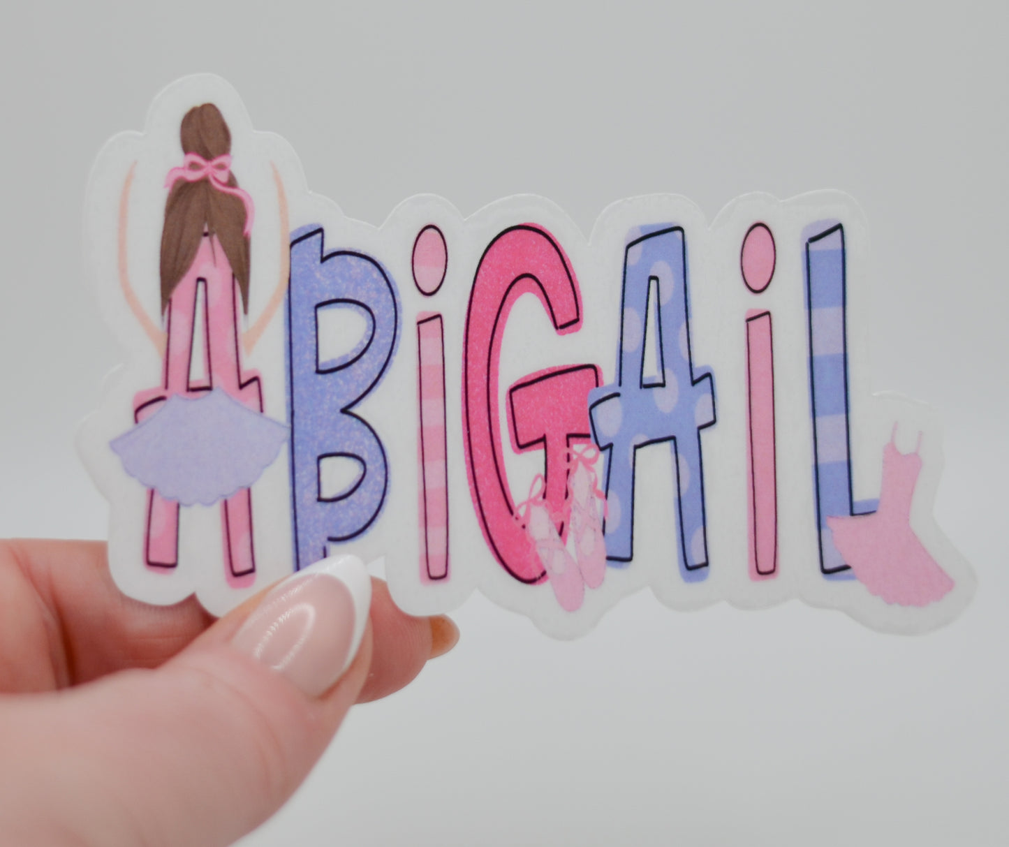 Personalized Ballet Sticker - The Perfect Gift for Dancers of All Ages!