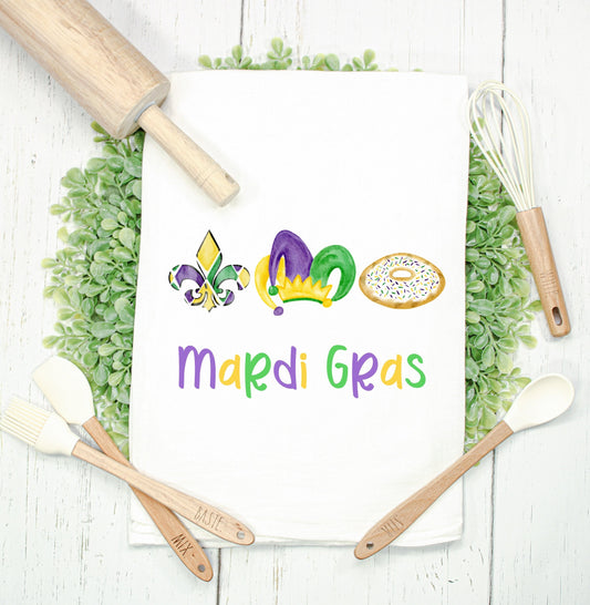 Mardi Gras Kitchen Towel