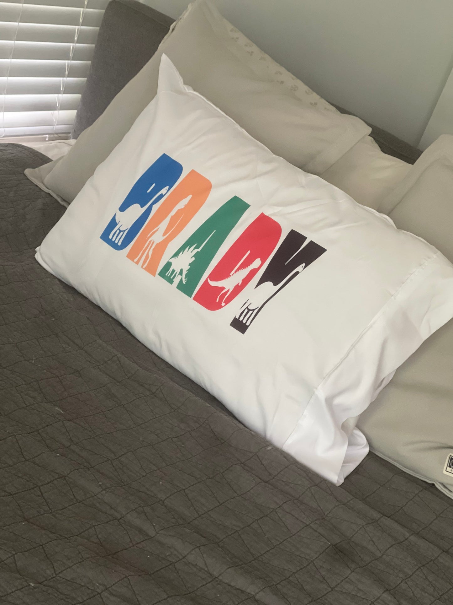 Dino Name Pillowcase