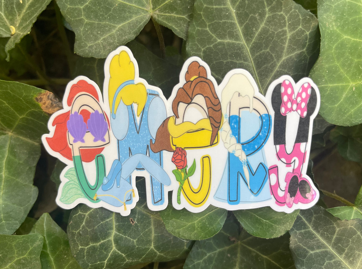 Princess Name Sticker-- Pick Your Princesses!